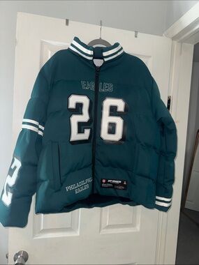 Unisex Philadelphia Eagles Saquon Barkley Midnight Green Off Season x NFL Puffer